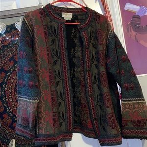 VINTAGE sweater, wool with beautiful buttons